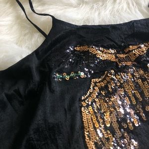 WILDFOX Sequin Slip Dress